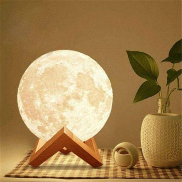 Children's Night Light 3D Moon - Picture 1 of 4